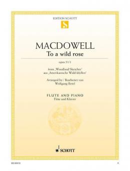 To A Wild Rose Op. 51/1 Standard