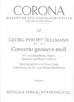 Concerto grosso e-Moll TWV 52:e2 