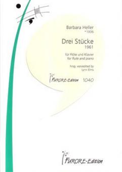 Drei Stücke für Flöte und Klavier 