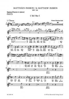 Matthäus-Passion BWV 244 