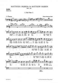 Matthäus-Passion BWV 244 