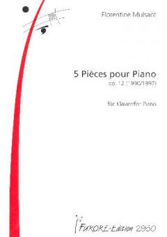 Cinq Pieces pour piano 