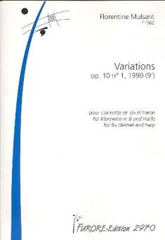 Variations pour Klarinettete et Harfe 