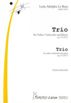 Trio d-Major op. 15 (1877) 