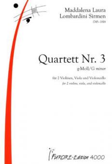 Quartett Nr. 3 g-Moll 