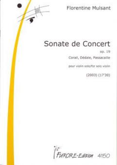 Sonate de Concert: Corail, Dedale, Passacaille 