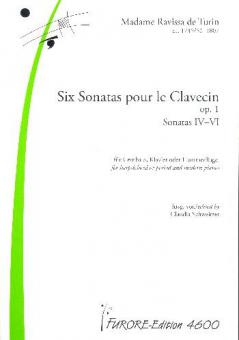 Six Sonatas pour le Clavecin op. 1 Sonaten IV-VI 