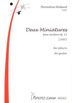 Deux miniatures pour gitarre 
