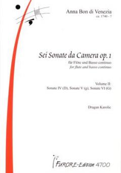 Sei Sonate da camera op. 1 Band 2 