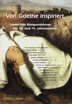 Lieder On Goethe Texts 