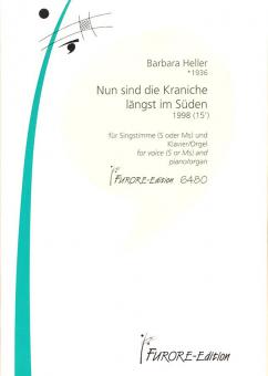 Nun sind die Kraniche längst im Süden 