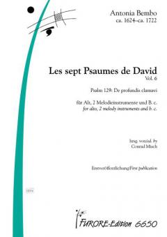 Les sept Psaumes de David Vol. 6 