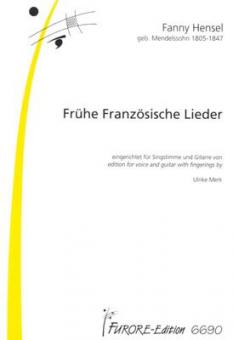 Frühe Französische Lieder/ Early French Songs 