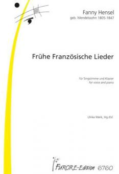 Frühe Französische Lieder/ Early French Songs 