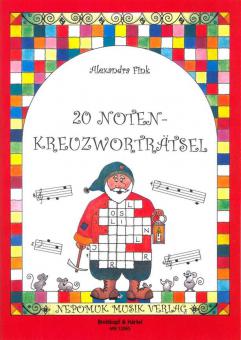 20 Noten-Kreuzworträtsel 