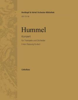 Konzert für Trompete und Orchester E-Dur - Fassung Es-Dur 