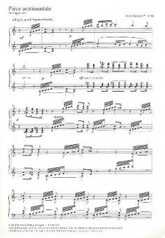 Piece sentimentale für Orgel solo 