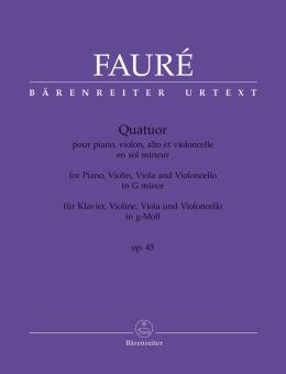Quatuor en sol mineur op. 45 Standard