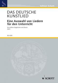 Das deutsche Kunstlied 1 Standard