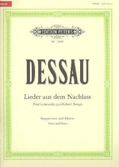 Lieder aus dem Nachlass 