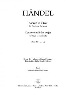 Konzert B-Dur op. 4/2 HWV 290 