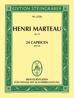 24 Capricen op. 25 Heft 3 