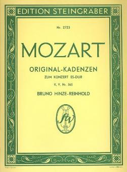 Original-Kadenzen zum Klavierkonzert Es-Dur KV365 