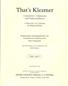 That's Klezmer (Ergänzungsstimme Viola) 