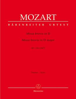 Missa brevis D-Dur KV 194 (186h) Standard