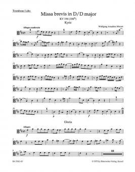 Missa brevis D-Dur KV 194 (186h) 