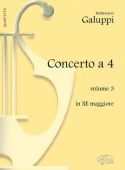 Concerto à 4 Vol. 3 in Re maggiore 