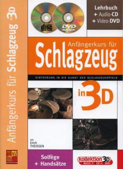Anfängerkurs für Schlagzeug in 3D 