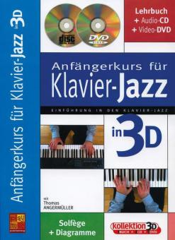 Anfängerkurs für Klavier-Jazz in 3D 