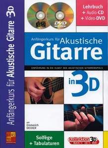 Anfängerkurs für akustische Gitarre in 3D 