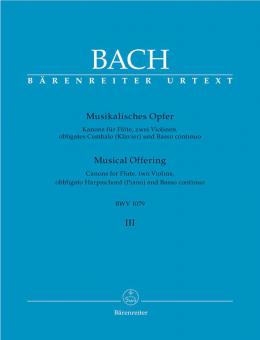 Musikalisches Opfer BWV 1079 Heft 3 Standard