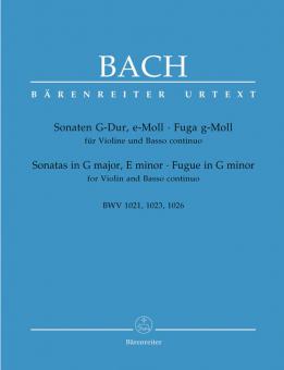 Sonaten G-Dur, e-Moll - Fuge g-Moll Standard