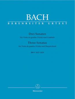 3 Sonaten BWV 1027-1029 