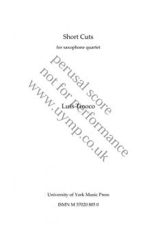 Short Cuts (For Saxophone Quartet) 