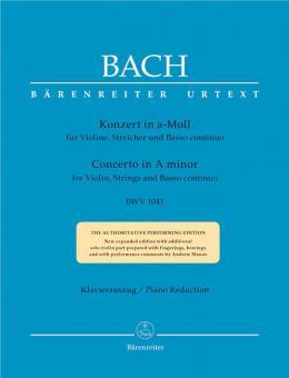 Konzert a-Moll BWV 1041 