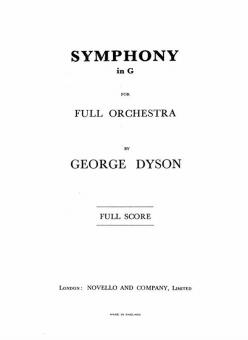 Symphony In G 