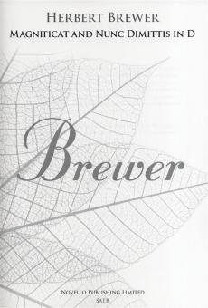 Magnificat & Nunc Dimittis in D 