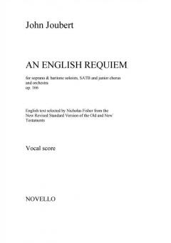 An English Requiem (Vocal Score) 