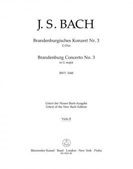 Brandenburgisches Konzert Nr. 3 G-Dur BWV 1048 