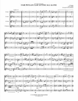 Fair Phyllis I Saw Sitting All Alone 