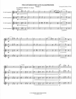 Two Hymns for Alto Saxophones Vol. 1 