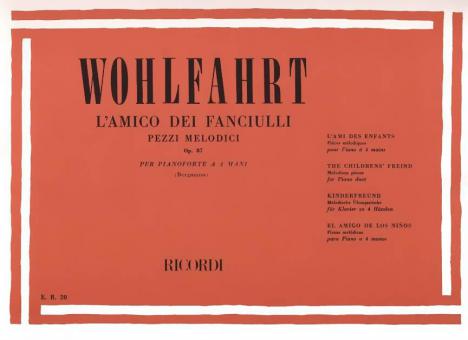 Amico Dei Fanciulli Pezzi Melodici Per Pianoforte 
