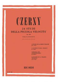 24 Studi Della Piccola Velocita op. 636 per Pianof 