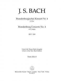 Brandenburgisches Konzert Nr. 4 G-Dur BWV 1049 