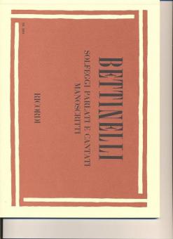 Solfeggi Parlati E Cantati Manoscritti 