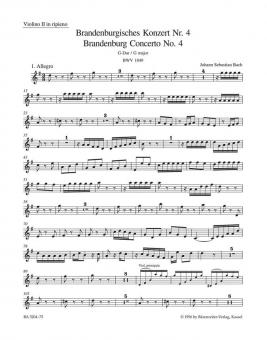 Brandenburgisches Konzert Nr. 4 G-Dur BWV 1049 
